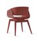 Fauteuil 4th Armchair Rouge avec Assise Souple de Couleur Rouge par Almost 3