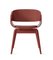 Red 4th Armchair with Soft Red Seat by Almost, Image 1