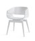 Fauteuil 4th Armchair Blanc avec Assise Souple de Couleur Blanche par Almost 2