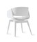 Fauteuil 4th Armchair Blanc avec Assise Souple de Couleur Blanche par Almost 3