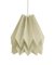 Lampe Origami PLUS Plain Light Taupe par Orikomi 1