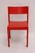 Mid-Century Modern Red Dining Chairs, Set of 14, Image 1