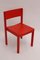 Chaises de Salon Mid-Century Rouges, Set de 14 6