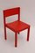 Sedie da pranzo Mid-Century moderne rosse, set di 14, Immagine 6