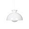 Vintage Pendant Lamp in Acrylic Glass and Glass by Castiglioni 1