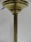 Art Deco Hanging Lamp with Glass Globe & Brass Armature, Image 8