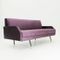 Italian Purple Velvet Sofa Bed, 1960s 2