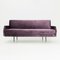 Italian Purple Velvet Sofa Bed, 1960s 1