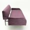 Italian Purple Velvet Sofa Bed, 1960s 8