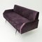 Italienische lila Samt Schlafcouch, 1960er 5