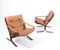 Siesta Leather Lounge Chair by Ingmar Relling for Westnofa, 1960s 2