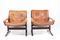 Siesta Leather Lounge Chair by Ingmar Relling for Westnofa, 1960s 1
