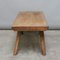 Vintage Oak Industrial Coffee Table or Bench, 1930s 3
