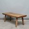 Vintage Oak Industrial Coffee Table or Bench, 1930s 4