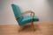 Fauteuils Turquoises, République Tchèque, 1960s, Set de 2 8