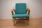 Turquoise Czech Armchairs, 1960s, Set of 2 1