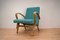 Turquoise Czech Armchairs, 1960s, Set of 2 5