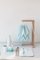 Mint Blue Table Lamp by Orikomi 2