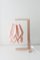 Pastel Pink Table Lamp by Orikomi 1