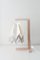 Polar White Table Lamp with Light Grey Stripe by Orikomi 1