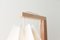 Polar White Table Lamp with Pastel Pink Stripe by Orikomi 3