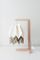 Lampada da tavolo Polar bianca con strisce color tortora di Orikomi, Immagine 1
