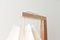 Polar White Table Lamp with Light Taupe Stripe by Orikomi 4