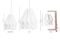 Lampe de Bureau Gris Clair avec une Bande Blanc Polaire par Orikomi 3