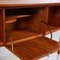 Danish Teak Desk with Lockable Cabinet, 1960s 5