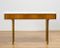 White Glass & Wood Console Table, 1960s, Image 4