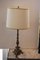 Lampada da tavolo antica in ottone, Immagine 1