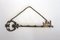 Cast Brass Key Hooks, 1950s 1