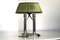 Lampe de Bureau Antique avec Abat-jour Pliant Vert, 1900s 1