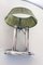 Antike Tischlampe mit grünem Schirm, 1900er 8