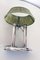 Lampe de Bureau Antique avec Abat-jour Pliant Vert, 1900s 8