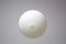 Weiße Mid-Century Ballon Hängelampe von Aloys Gangkofner für Erco 2
