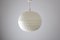 Mid-Century White Balloon Pendant Lamp by Aloys Gangkofner for Erco 1