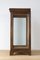 Antique Oak Display Case with Hand Painted Watercolor 2