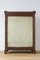 Antique Oak Display Case with Hand Painted Watercolor 3