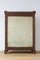 Antique Oak Display Case with Hand Painted Watercolor, Image 3