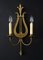 Neoclassical Wall Sconces from Maison Charles, 1950s, Set of 2 1