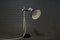 Lámpara de mesa regulable industrial de metal y cromo, años 60, Imagen 5