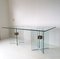 Vintage Glass and Brass Dining Table by Peter Ghyczy 5