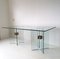 Vintage Glass and Brass Dining Table by Peter Ghyczy, Image 5