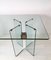 Vintage Glass and Brass Dining Table by Peter Ghyczy, Image 6