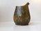 Modernist Green Glazed Stoneware Vase by Hans Nielsen Buch for HNB, 1960s, Image 3