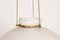 Lámpara colgante de vidrio opalino de Alf Svensson para Bergboms, años 50, Imagen 5