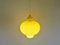 Yellow Glass Pendant Lamp by Hans Agne Jakobsson for Markaryd, 1960s, Image 9