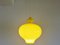 Yellow Glass Pendant Lamp by Hans Agne Jakobsson for Markaryd, 1960s 8