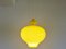 Yellow Glass Pendant Lamp by Hans Agne Jakobsson for Markaryd, 1960s, Image 8